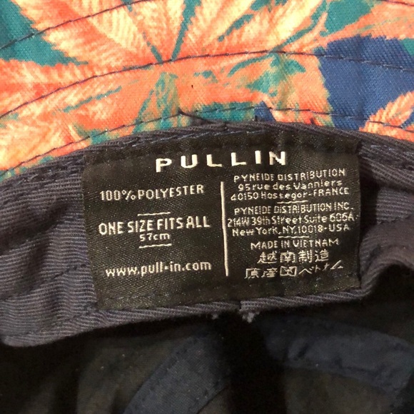 Pull In Colorful MJ Leaf Pattern Bucket Hat - Picture 4 of 5